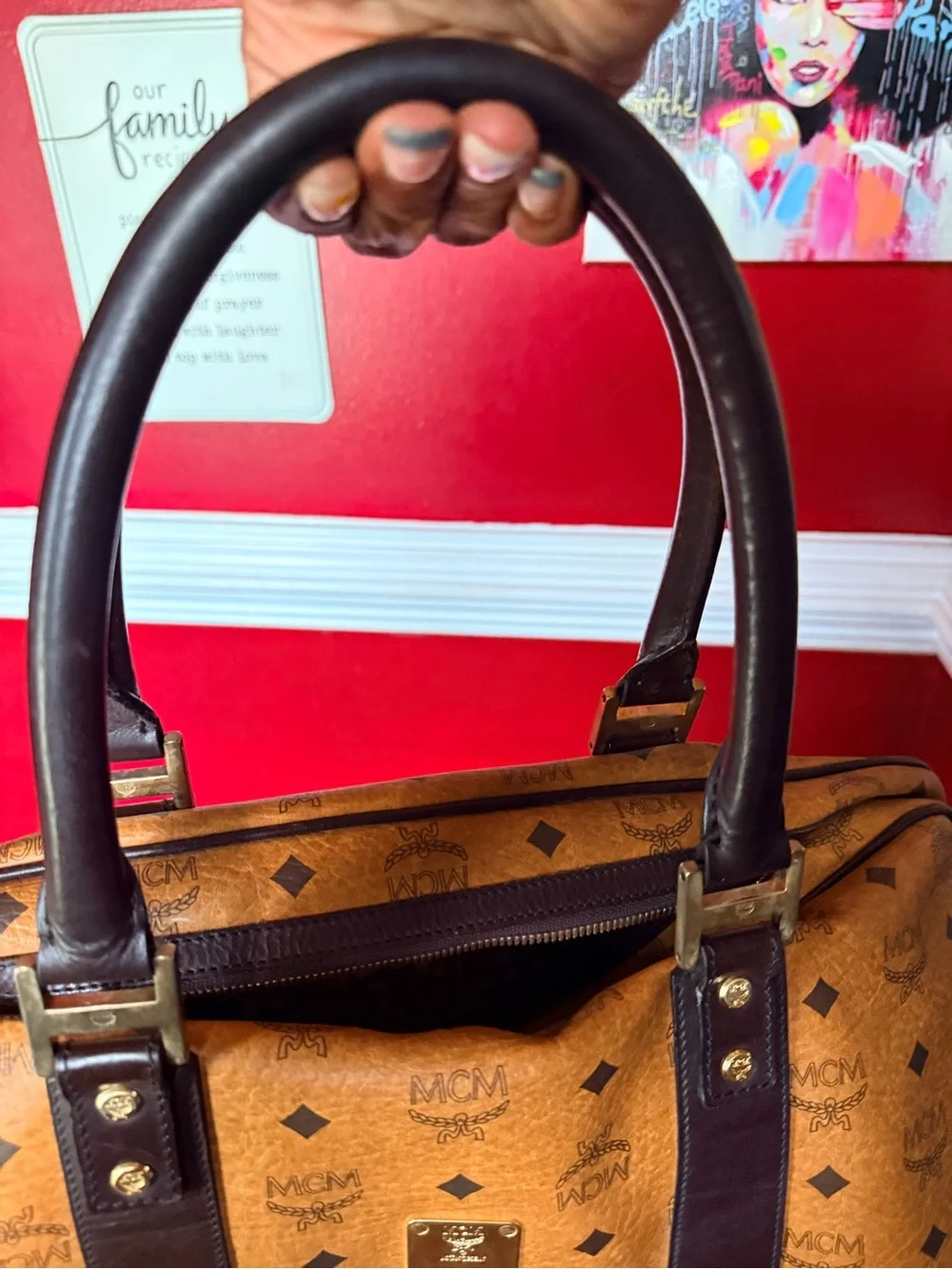MCM laptop briefcase